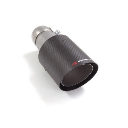 Terminale inox rotondo 100 mm universale Carbon Shot - Ragazzon 59.0008.74