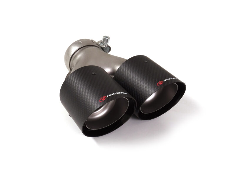 Terminale rotondo 2 universale Carbon Shot - Ragazzon 59.0048.84