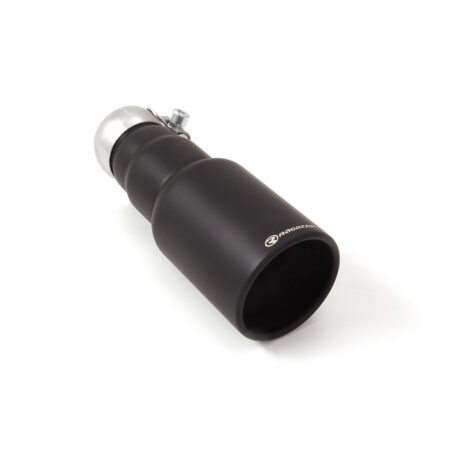 Terminale inox rotondo 90 mm Black universale - Ragazzon 99.0008.05