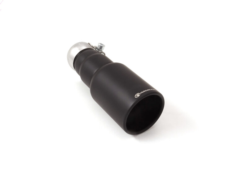 Terminale inox rotondo 90 mm Black universale - Ragazzon 99.0008.05