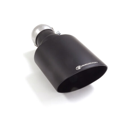 Endrohr Edelstahl oval 135x90 mm Sport Line Black - Ragazzon 99.0008.12