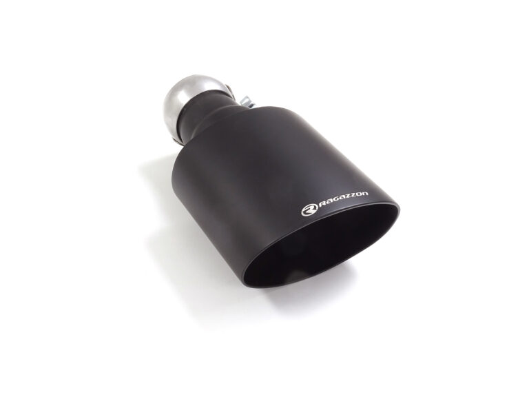 Terminale inox ovale 135 universale Sport Line Black - Ragazzon 99.0008.12