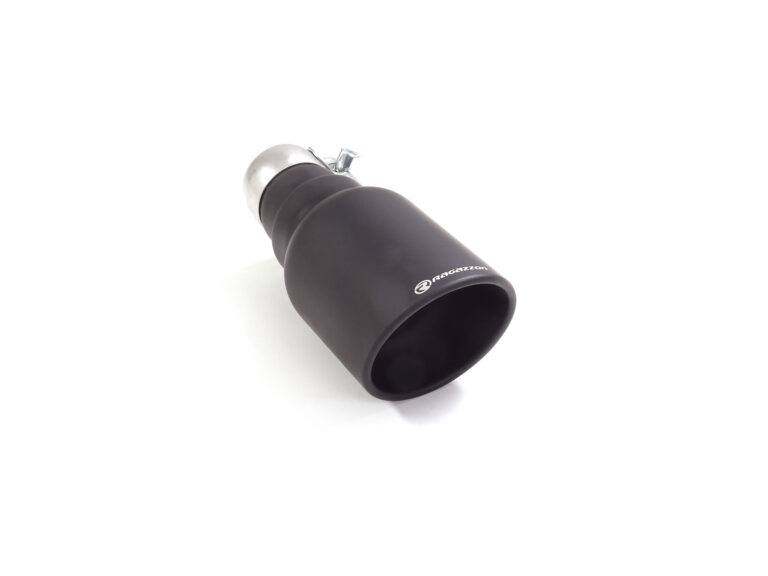 Terminale inox rotondo 102 mm universale Sport Line Black - Ragazzon 99.0008.61