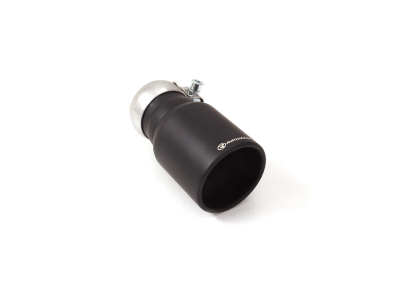 Terminale inox rotondo 90 mm Black universale - Ragazzon 99.0550