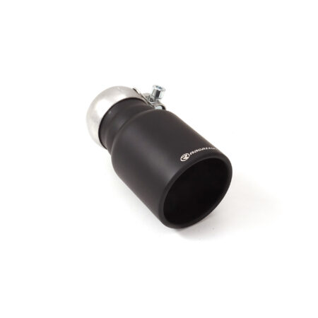 Terminale inox rotondo 90 mm Black universale - Ragazzon 99.0560