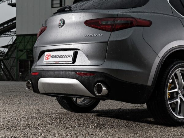 Scarico posteriore Alfa Romeo Stelvio omologato – Ragazzon 50.0748.40 – foto 4