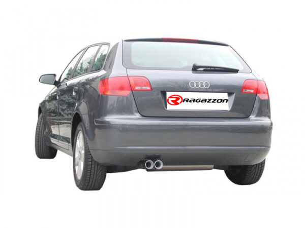 Scarico posteriore Audi A3 8P omologato – Ragazzon 50.0155.05 – foto 3