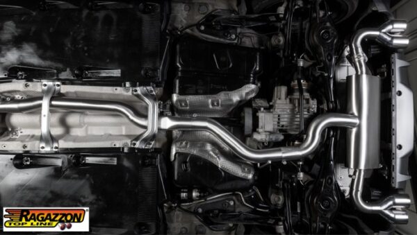 Tubo centrale scarico Audi S1 8X Gruppo N – Ragazzon 55.0443.00 – foto 4