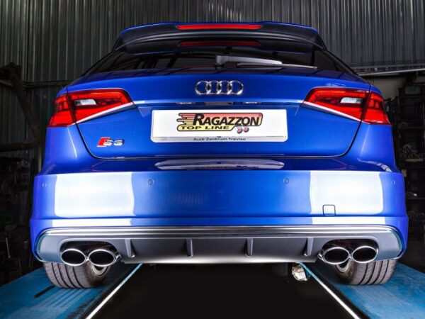 Tubo centrale scarico Audi S3 8V omologato – Ragazzon 50.0571.35 – foto 3