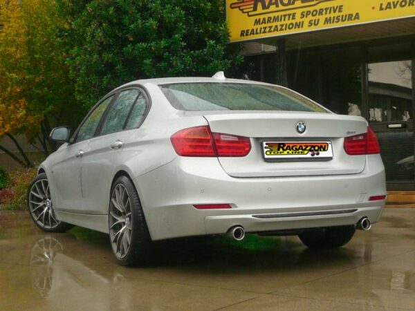 Scarico posteriore BMW Serie 3 F30-F31-F34-F35 omologato – Ragazzon 50.0462.04 – foto 2
