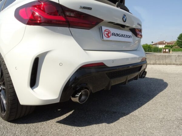 Tubo posteriore scarico BMW Serie 1 F40 Gruppo N Sport Line Black – Ragazzon 50.1001.61B – foto 4