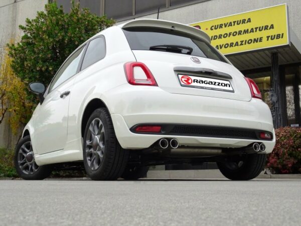 Scarico posteriore Fiat 500 312 omologato – Ragazzon 50.0765.10 – foto 3