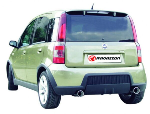 Scarico posteriore Fiat Panda Mk2 omologato – Ragazzon 58.0317.05 – foto 2