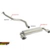 Tubo centrale scarico Mercedes Classe A W176 – Ragazzon 55.0317.00 – foto 3