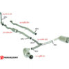 Tubo centrale scarico Mini R55 Clubman – Ragazzon 50.0384.80 – foto 3