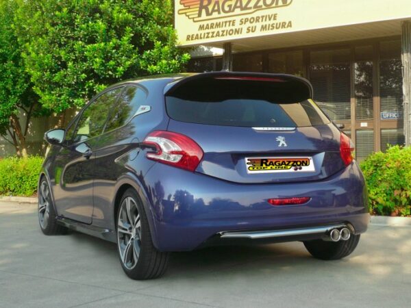 Tubo centrale scarico Peugeot 208 Mk1 Gruppo N – Ragazzon 55.0402.00 – foto 2