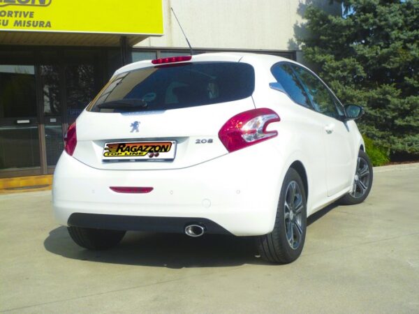 Scarico posteriore Peugeot 208 Mk1 omologato – Ragazzon 50.0457.05 – foto 2