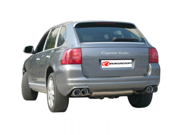 Scarico posteriore Porsche Cayenne Mk1 omologato Sport Line – Ragazzon 50.0240.65 – foto 2