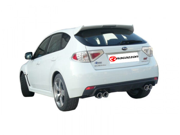 Tubo sostituzione primo catalizzatore linea maggiorata Ø70 mm Subaru Impreza Mk3 GR + WRX GV Gruppo N – Ragazzon 55.0159.00