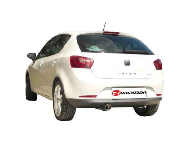 Tubo centrale scarico Seat Ibiza Mk4 6J Gruppo N – Ragazzon 55.0180.00 – foto 2