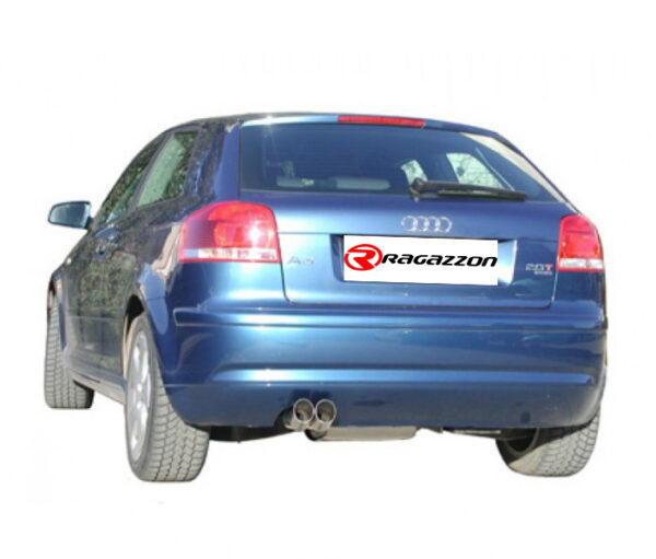 Scarico posteriore Audi A3 8P omologato – Ragazzon 50.0126.06 – foto 2