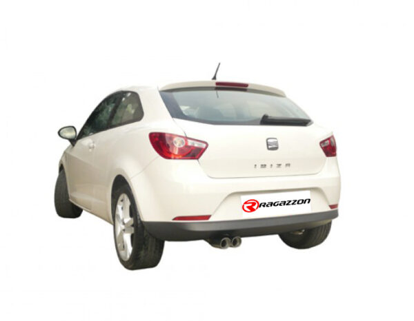 Scarico posteriore Seat Ibiza Mk4 6J omologato – Ragazzon 50.0273.25 – foto 2