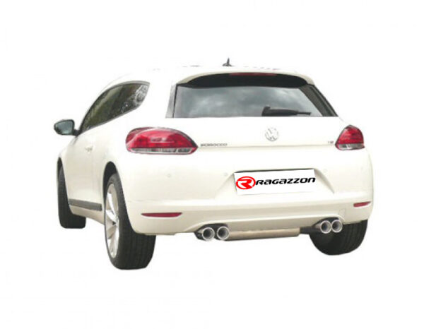 Hinterer Auspuff Volkswagen Scirocco Mk3 13 zugelassen Sport Line - Ragazzon 50.0281.12 – Bild 3