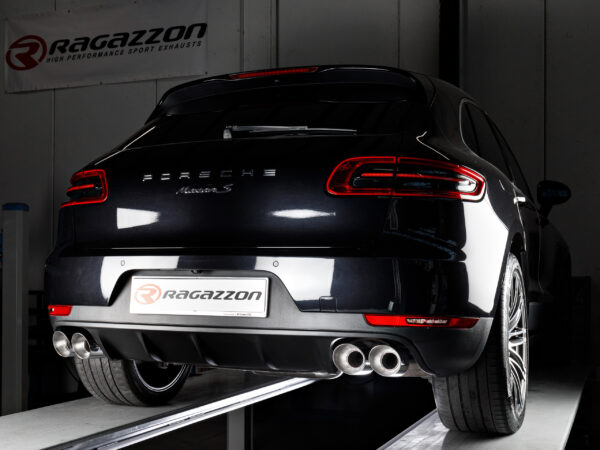 Scarico posteriore Porsche Macan Mk1 95B omologato Sport Line – Ragazzon 50.1078.64 – foto 3