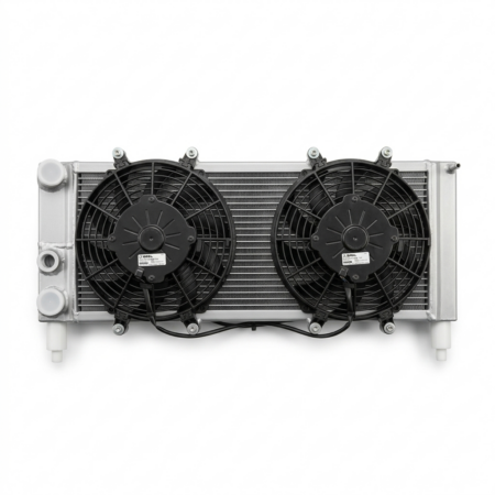 Radiatore acqua maggiorato doppia ventola per Fiat Panda 4x4 141 - Made in Italy