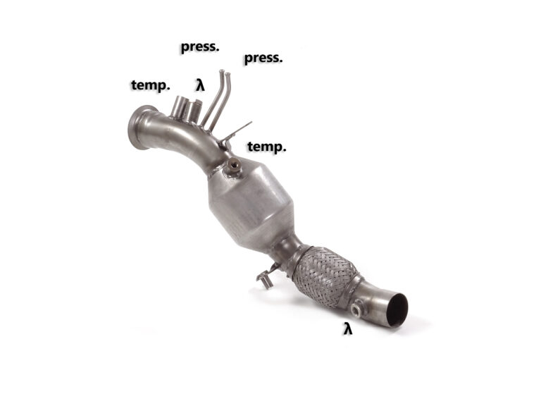 Catalizzatore Gr.N e tubo sostituzione filtro antiparticolato Gr. N inox Richiede rimappatura della centralina per Bmw Serie1 F20/F21 - Ragazzon 54.0477.01