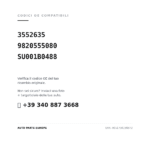 Kompatible OE-Nummern Fanale Hinten Destro Citroen Berlingo 2018+ – -Opel Combo 18' -Toyota Proace City 18' -Fiat Doblo C/Portellone (3552635, 9820555080, SU001B0488). Kundenservice WhatsApp +39 340 887 3668