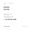 Kompatible OE-Nummern Rückleuchten Rechts Opel Astra 1998-2000 – Stat Wagon (6223019, 9117265). Kundenservice WhatsApp +39 340 887 3668