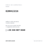 Kompatible OE-Nummern Rückleuchten Rechts Renault Megane 2006-2007 – 3/5 Türer (8200413216). Kundenservice WhatsApp +39 340 887 3668