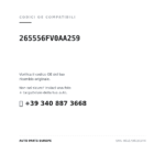 Kompatible OE-Nummern Rückleuchten Links Nissan X-Trail 2017-2021 (265556FV0AA259). Kundenservice WhatsApp +39 340 887 3668