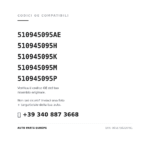 Kompatible OE-Nummern Rückleuchten Links Volkswagen Sportsvan 2014+ (510945095AE, 510945095H, 510945095K, 510945095M, 510945095P). Kundenservice WhatsApp +39 340 887 3668