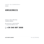 Kompatible OE-Nummern Rückleuchten Rechts Mercedes Klasse V 1995+ – / Sprinter 95 Weiß (A9018200221). Kundenservice WhatsApp +39 340 887 3668