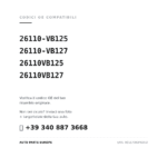 Kompatible OE-Nummern Rückleuchten Rechts Nissan Patrol 1997-2001 (26110-VB125, 26110-VB127, 26110VB125, 26110VB127). Kundenservice WhatsApp +39 340 887 3668