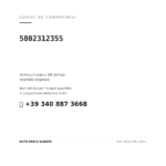 Kompatible OE-Nummern Linkes Rückleuchten Iveco Daily 2019+ (5802312355). Kundenservice WhatsApp +39 340 887 3668