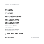 Kompatible OE-Nummern Scheinwerfer Rechts Ford C-Max 2010-2014 (1704504, 1787127, AM51-13W029-AF, AM5113W029AD, AM5113W029AF). Kundenservice WhatsApp +39 340 887 3668