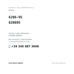 Kompatible OE-Nummern Scheinwerfer Rechts Peugeot 207 – Ohne Nebelscheinwerfer verchromte Reflektordose (6206-95, 620695). Kundenservice WhatsApp +39 340 887 3668