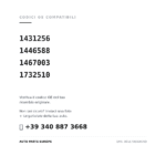 Codici OE compatibili Faro Anteriore Destro Scania 114 - 124 P94 - T164 – Predisposizione Per Regolazione Elettrico (1431256, 1446588, 1467003, 1732510). Assistenza WhatsApp +39 340 887 3668