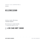 Kompatible OE-Nummern Scheinwerfer Rechts Toyota Corolla Verso 2003-2006 (8113013260). Kundenservice WhatsApp +39 340 887 3668