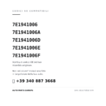 Kompatible OE-Nummern Scheinwerfer Rechts Volkswagen T6 2015+ – Chrom-Einfassung (H7-H7) mit Motor (7E1941006, 7E1941006A, 7E1941006D, 7E1941006E, 7E1941006F). Kundenservice WhatsApp +39 340 887 3668