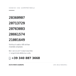 Codici OE compatibili Faro Anteriore Destro Volvo Truck Fm-Fh 2002+ – Connettore Ovale (20360907, 20713729, 20763003, 20861574, 21001649). Assistenza WhatsApp +39 340 887 3668