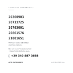 Codici OE compatibili Faro Anteriore Destro Volvo Truck Fm-Fh 2002+ – Xenon Manuale C/Connettore Rettangolare (20360903, 20713725, 20763001, 20861576, 21001651). Assistenza WhatsApp +39 340 887 3668