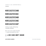 Kompatible OE-Nummern Scheinwerfer Links Chrysler Jeep Compass 2011+ - Verchromter Reflektor (K05182553AB, K05182553AC, K05182553AD, K05182553AE, K05182553AF). Kundenservice WhatsApp +39 340 887 3668