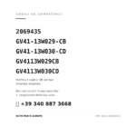 Codici OE compatibili Faro Anteriore Sinistro Ford Kuga 2016+ – (H7-H1) C/Motore C/Luce Diurna A Led (2069435, GV41-13W029-CB, GV41-13W030-CD, GV4113W029CB, GV4113W030CD). Assistenza WhatsApp +39 340 887 3668
