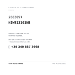 Codici OE compatibili Faro Anteriore Sinistro Ford Ranger 2022+ – C/Luce Diurna Predisposizione Per Regolazione Elettrico (2683097, N1WB13101NB). Assistenza WhatsApp +39 340 887 3668