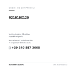 Kompatible OE-Nummern Scheinwerfer Links Hyundai I-10 2011-2013 - Chromierte Reflektor (921010X120). Kundenservice WhatsApp +39 340 887 3668
