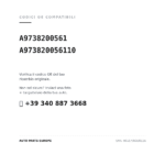 Kompatible OE-Nummern Scheinwerfer Links Mercedes Atego Ohne – Nebelscheinwerfer (A9738200561, A973820056110). Kundenservice WhatsApp +39 340 887 3668